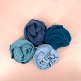 DOUBLE GAUZE - DARK MAGENTA - 100% ORGANIC COTTON