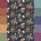 Mushroom Village - Organic Cotton/Spandex Euro Knit Jersey