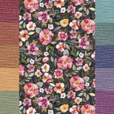 Victorian Rose - Dark - Organic Cotton/Spandex Euro Knit Jersey