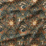Stained Glass - Moths - Organic Cotton/Spandex Euro Knit Jersey